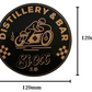 "Distillery&Bar"ステッカー