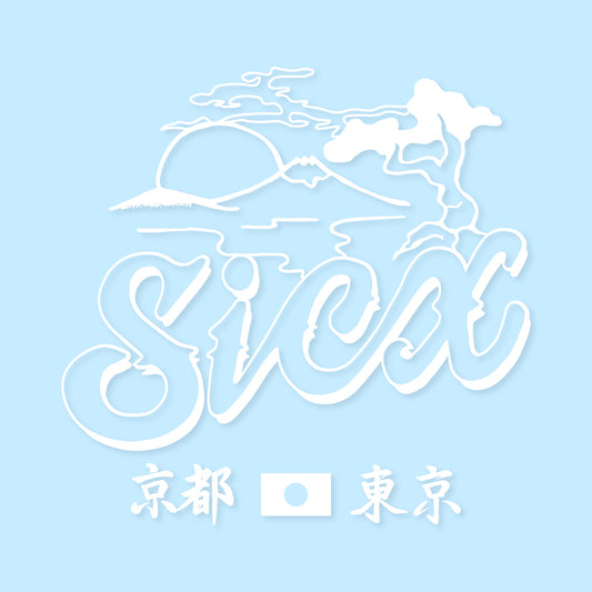 "SiCX京都東京"ロゴ カッティングステッカー