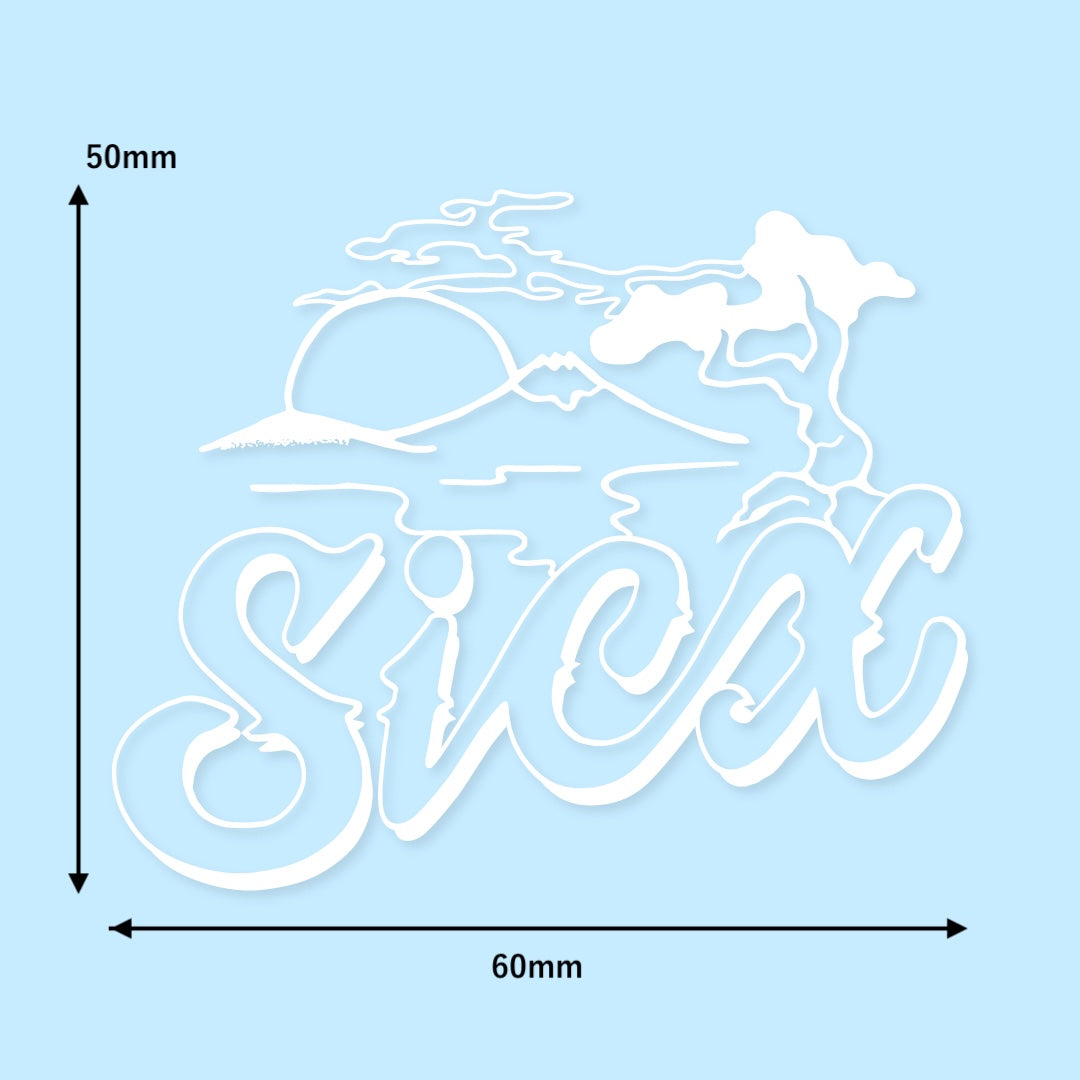SiCXロゴ カッティングステッカー